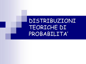 Caratteristiche della distribuzione Normale