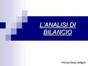 indici di bilancio