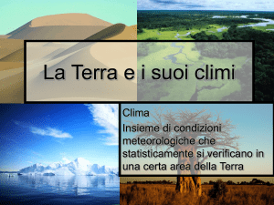 La Terra ei suoi climi - Istituto San Giuseppe Lugo