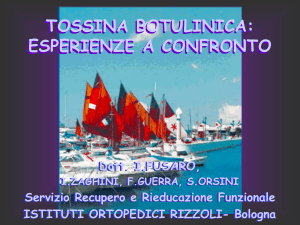 Tossina botulinica: esperienze a confronto