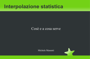 Interpolazione statistica