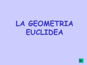 La Geometria Euclidea