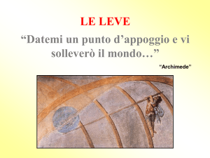 Le leve di 2° genere