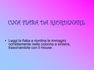 una fiaba da riordinare