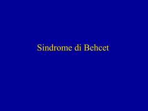 12 lezione(sindrome di bechet)