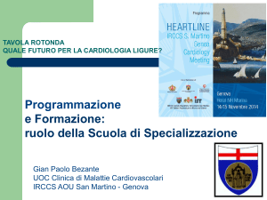 LA FORMAZIONE SPECIALISTICA: come è da noi e come