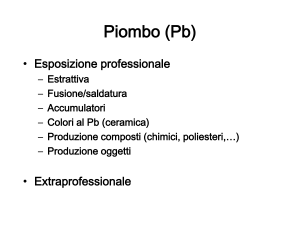 Piombo (Pb) - Haik Zarian