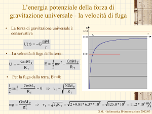 Esercizi di meccanica svolti a lezione