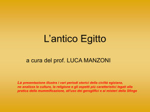 L`antico Egitto
