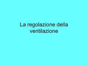 La regolazione della ventilazione