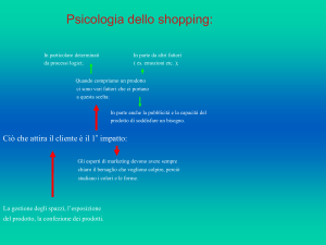 Psicologia dello Shopping: