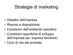 Cos`è il mercato?