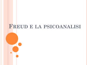 SIGMUND FREUD E LA PSICOANALISI