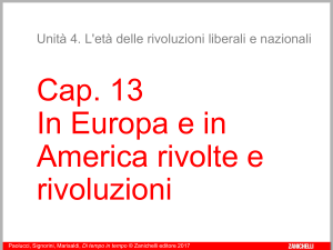 In Europa e in America rivolte e rivoluzioni