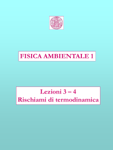 3-4_termodinamica - Dipartimento di Matematica e Fisica