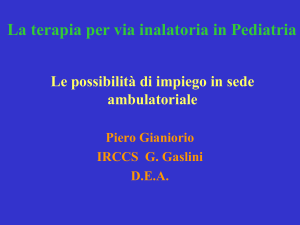 Aerosol-terapia ambulatoriale