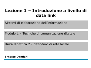 Introduzione a livello di data link