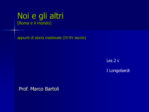 Noi e gli altri 2 c. I longobardi