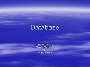 Database - INFN-LNF