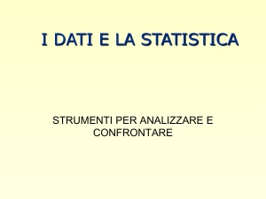 i dati e la statistica