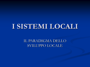 i sistemi locali