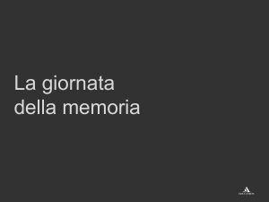 La giornata della memoria - Campus