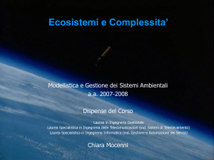 Ecosistemi e complessita