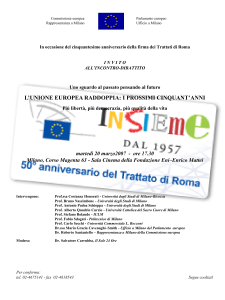 L`Unione Europea raddoppia: i prossimi cinquant`anni