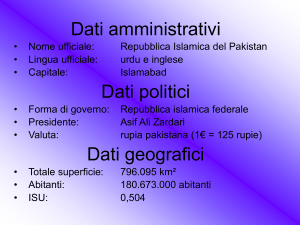 il pakistan - CPIA