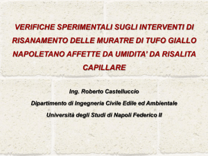 Umidita Tufo Giallo Napoletano Federico II