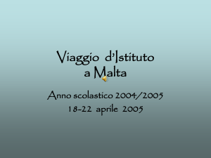 viaggio d`istruzione a malta