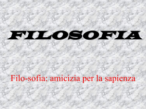 Origini e natura della filosofia