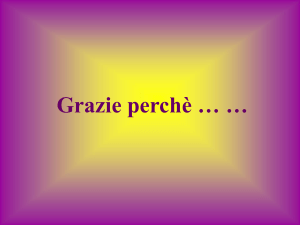 Grazie perchè.... - PPS