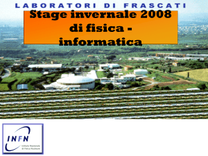 Diapositiva 1 - INFN-LNF