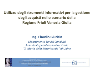 Diapositiva 1 - Ministero della Salute