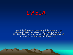 L`ASIA - Scuola Media di Piancavallo