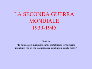 la seconda guerra mondiale