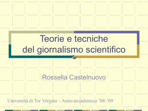 Gli altri e le conclusioni - Università degli Studi di Roma "Tor Vergata"