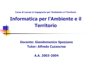 modello dei dati Modello dei dati