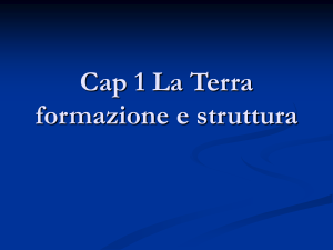 La terra formazione e struttura