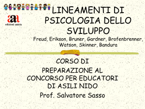 Corso di Psicologia dello sviluppo