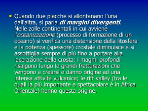 di margini divergenti