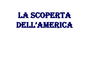 la scoperta dell`america