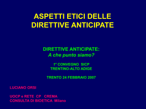 La presentazione in formato power point