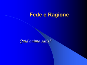 Fede e Ragione