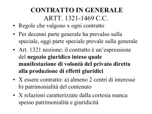 l 16 contratto - Scuola di Giurisprudenza
