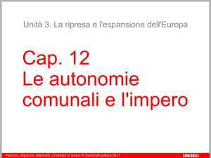 Autonomie comunali e Impero: Presentazione di Storia