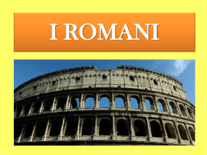 i romani - Istituto San Giuseppe Lugo