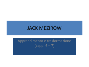 jack mezirow - I blog di Unica