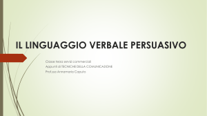 Il linguaggio persuasivo